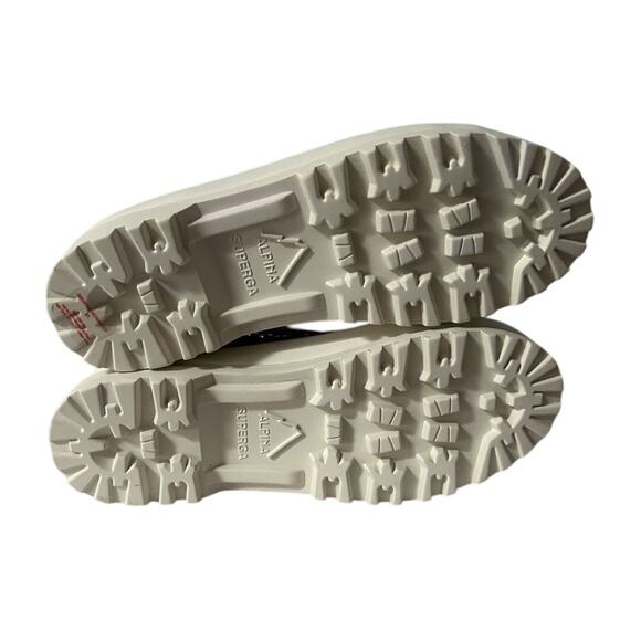 NIB Superga Unisex Black Canvas Lace Up High-Top Sneaker Boots-Men 5-Women 6.5 - Picture 6 of 9